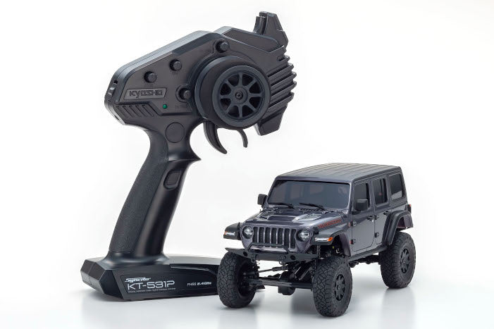 32521GM MINI-Z 4×4 Jeep Wrangler Unlimited Rubicon Granite Crystal Metallic RS