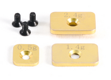 Load image into Gallery viewer, BM002 PN Racing Mini-Z Brass Weight Set for V2 Interchangeable Front Body Mount
