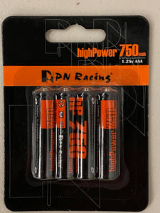HP750 PN Racing High Power 750mah Ni-MH Rechargeable AAA Battery (4pcs)