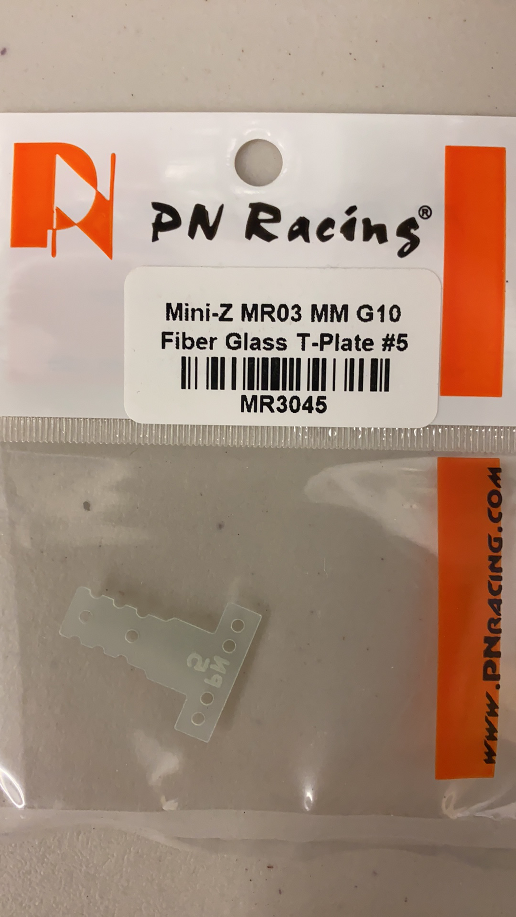 MR3045 PN Racing Mini-Z MR03 MM G10 Fiber Glass T-Plate #5