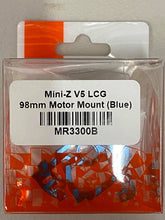 Load image into Gallery viewer, MR3300B PN Racing Mini-Z V5 LCG 98mm Motor Mount (Blue)
