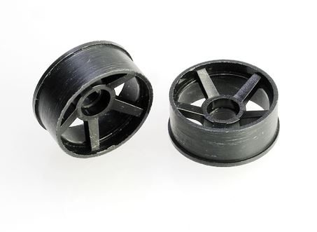 205BR2 PN Racing Mini-Z 2WD Machine Cut 5 Spoke Rear Wheel R2 Black