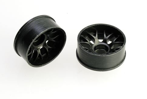 288BF0 PN Racing Mini-Z 2WD Machine Cut BBS Front Wheel F0 Black