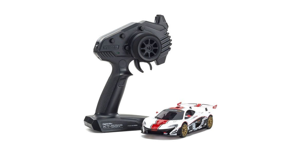 32324WR MINI-Z RWD Series Ready Set McLaren P1™ GTR White/Red