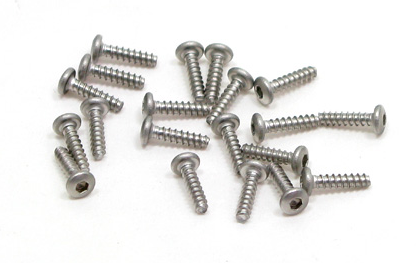 700338 PN Racing M2x8 Button Head Stainless Steel Hex Plastic Screw (20pcs)