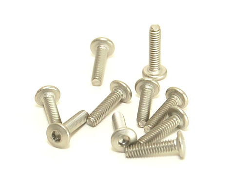 700628 PN Racing M2x8 Titanium Button Head Hex Machine Screw (10pcs)
