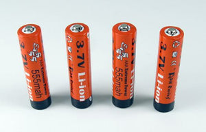 EP555 PN Racing Extreme Power 555mah Li-Ion 3.7V Rechargeable AAA Battery (4pcs)