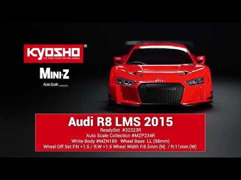 32323R MINI-Z RWD Audi R8 LMS RED